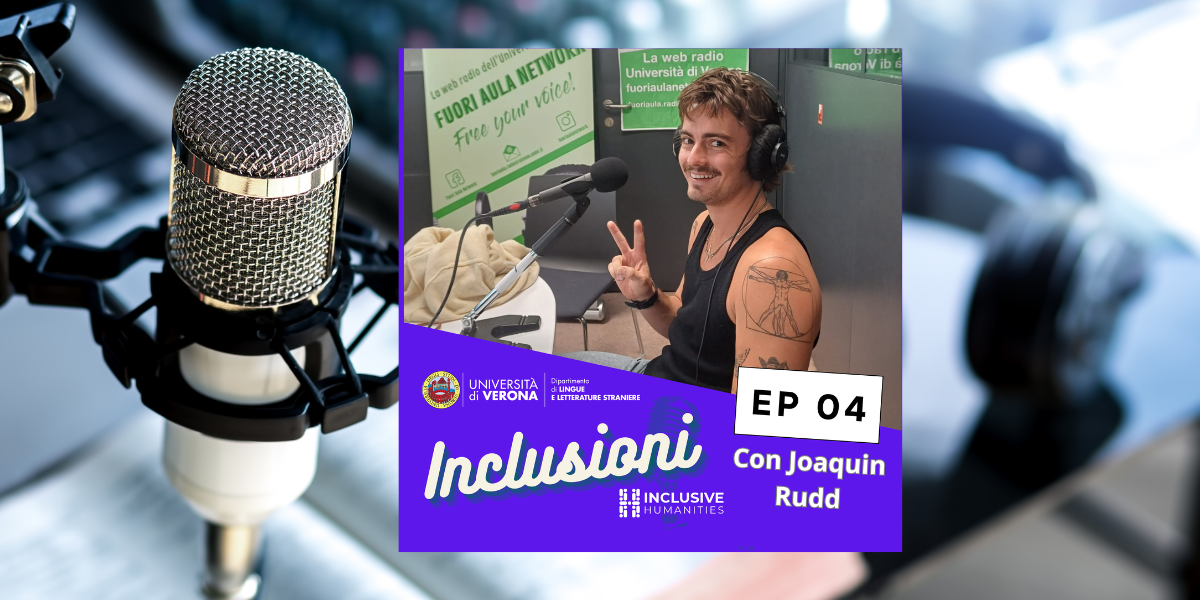 Podcast cover for the fourth episode of Inclusioni