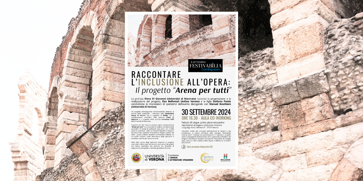 Locandina raccontare l'inclusione all'opera