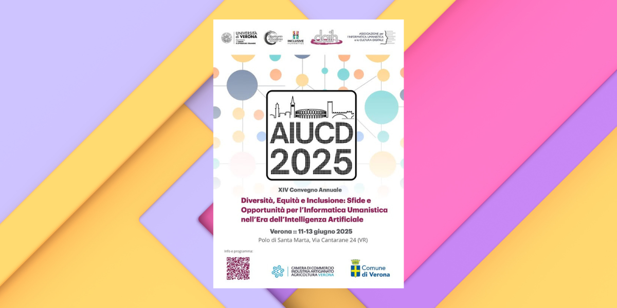 AIUCD 2025: Diversità, Equità e Inclusione a Verona