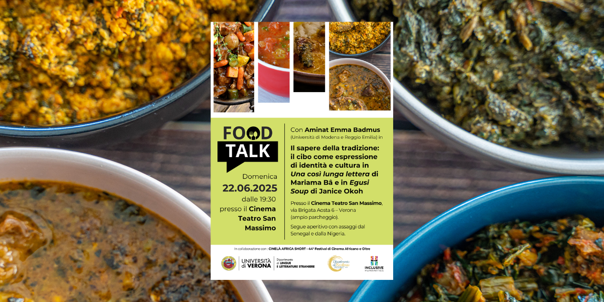 Domenica 22 giugno il terzo Food talk