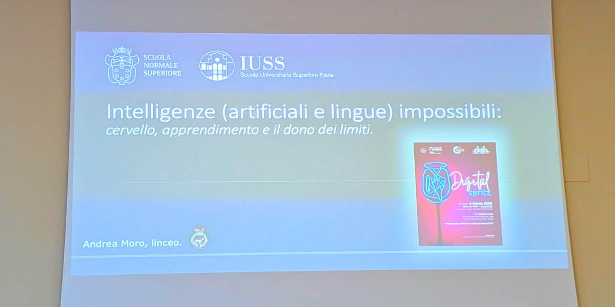 Particolare delle slides dell'incontro