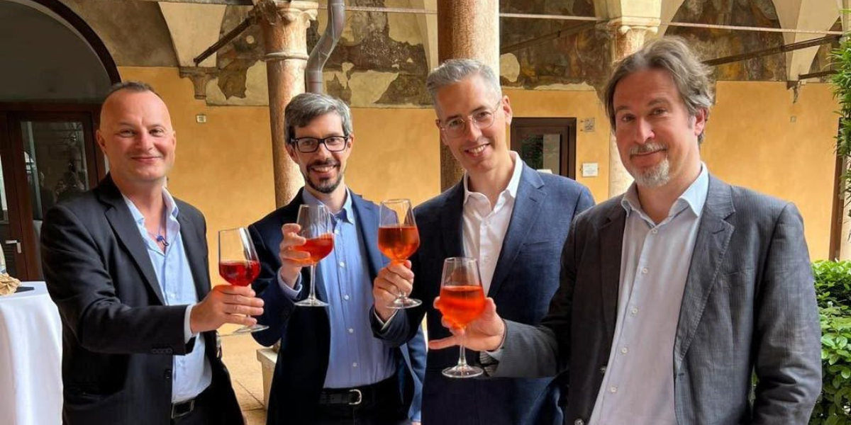 Massimo Salgaro, Simone Rebora e Gunther Martens