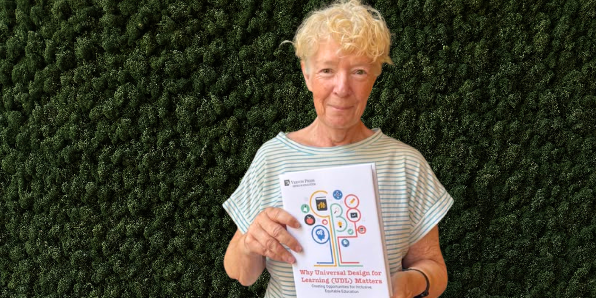 Sharon Hartle con il libro Why Universal Design for Learning (UDL) Matters